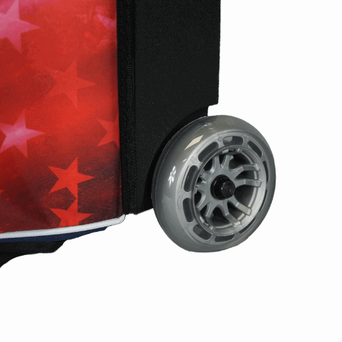 ELITE Basic Triple Roller Red/White/Blue Freedom Bowling Bag - BowlersParadise.com