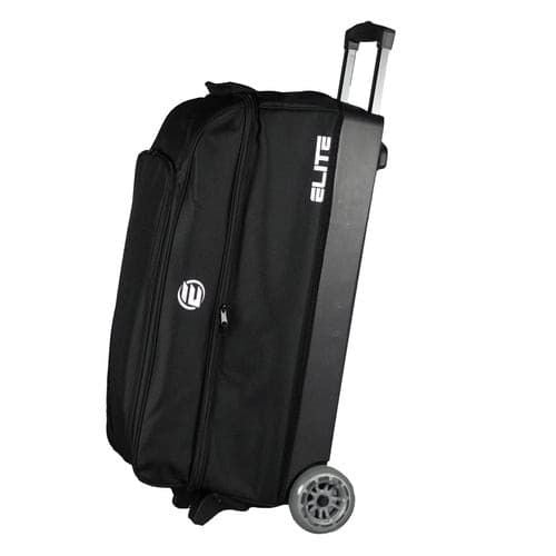 ELITE Basic Triple Roller Black Bowling Bag - BowlersParadise.com