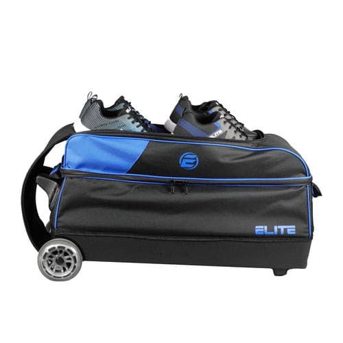 SOGUKOER 2 Bowling Ball Bag With Wheels, Lightweight Trolley Double