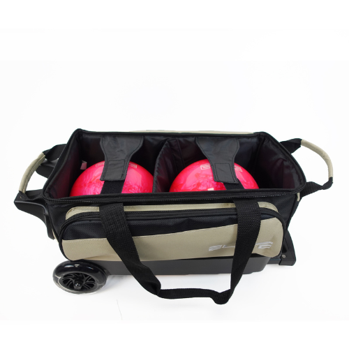 Elite Basic Double Roller Pink Bowling Bag