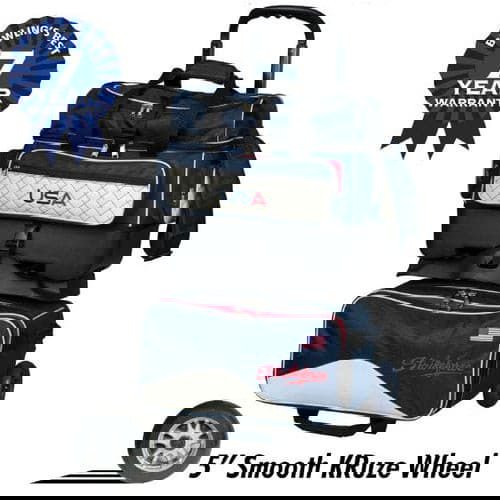 KR Strikeforce Royal Flush 4 Ball Roller USA Bowling Bag - BowlersParadise.com