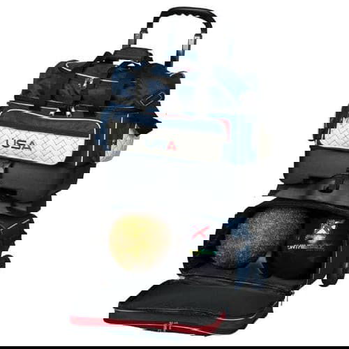 KR Strikeforce Royal Flush 4 Ball Roller USA Bowling Bag - BowlersParadise.com