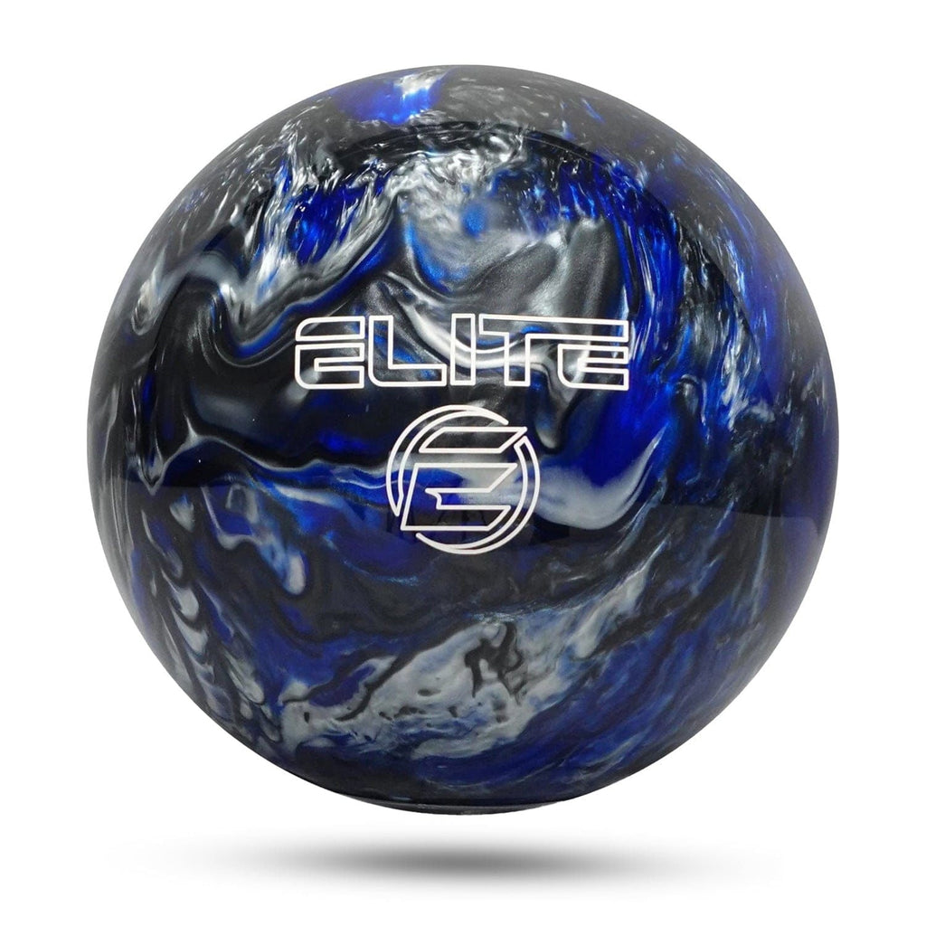 PRE-DRILLED ELITE Star Blue/Black/Silver Bowling Ball - BowlersParadise.com