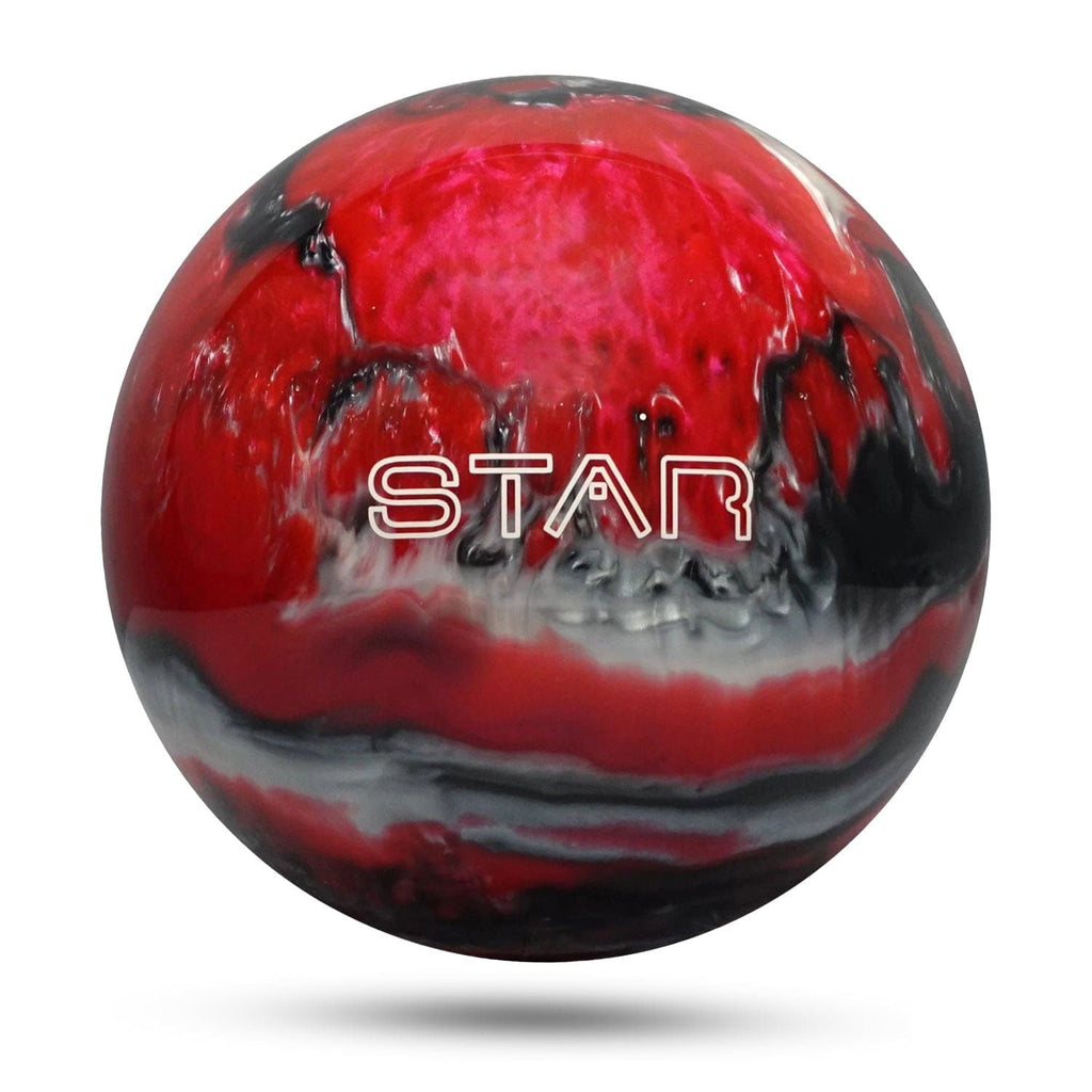 PRE-DRILLED ELITE Star Red/Black/White Bowling Ball - BowlersParadise.com