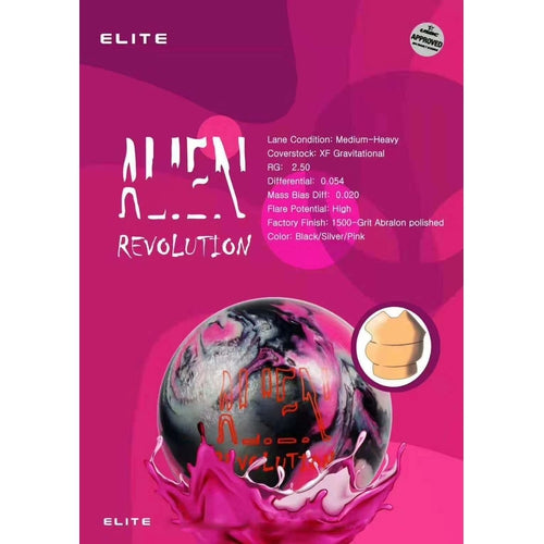 Elite Alien Revolution Bowling Ball | Elite Bowling Balls ...
