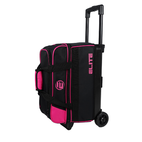 Elite Double Roller Pink Bowling Bag | 2 Ball Bowling Bag