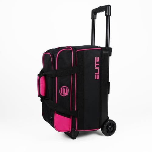 Elite Double Roller Pink Bowling Bag | 2 Ball Bowling Bag